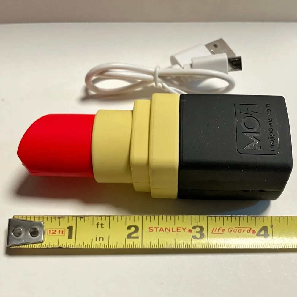 Moji Power Lipstick Soft Touch External Battery 2600 MAH Power Bank TESTED
